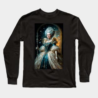 Queen Marie Antoinette as Patron of the arts fictitious portrait Long Sleeve T-Shirt
